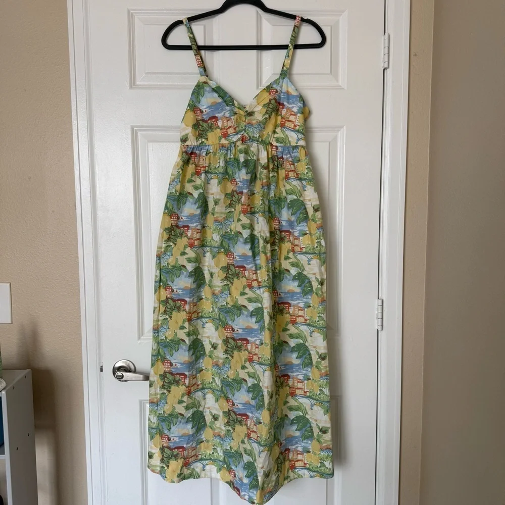 Abercrombie Sweetheart Babydoll Maxi Dress Medium Petite